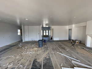 View of unfurnished living room