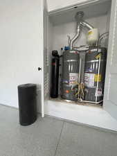 Utilities with water heater