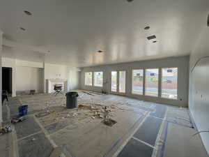 View of unfurnished living room