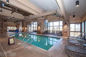 View of indoor pool