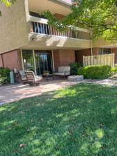 View of patio featuring an outdoor hangout area