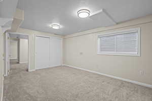 Downstairs family room.