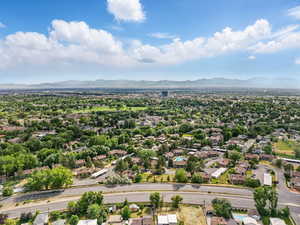 Aerial view of mountains