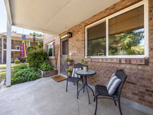 View of patio