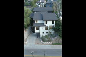 View from above of property