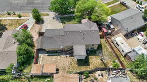 Aerial view of property and surrounding area