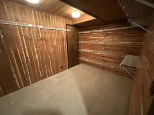 View of spacious closet