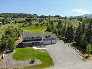 Aerial view of property and surrounding area