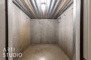 Cold storage in basement