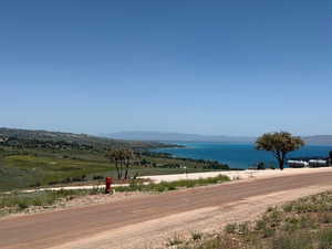 Water view featuring a mountain backdrop
