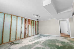 Spare room with baseboards