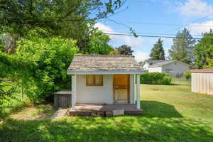 View of playhouse