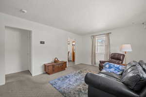 Carpeted living area
