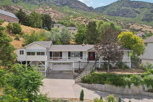 View of mountain background