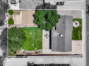 View of property location featuring property parcel outlined