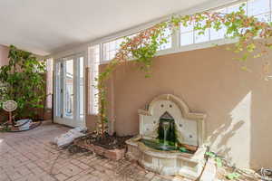 View of patio / terrace featuring french doors