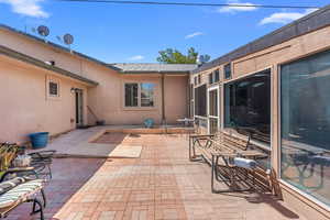 View of patio