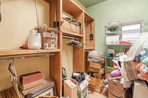 View of spacious closet