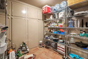 View of storage area