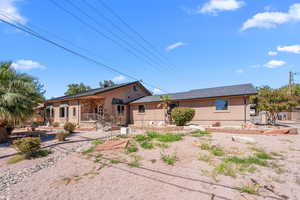 Rear view of house