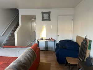 Bedroom featuring wood finished floors