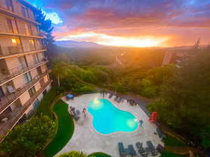 Valley view from the lobby