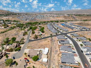 View of property location with nearby suburban area and a mountain backdrop