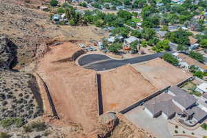 Aerial view of property's location