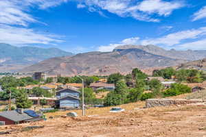 View of mountain background