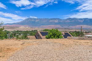 View of mountain background