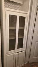 Detailed view of wood finished floors