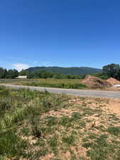 Mountain view featuring rural landscape