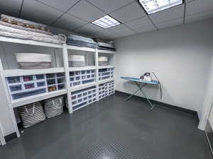 Misc room featuring baseboards