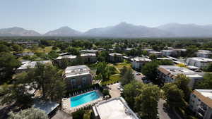 Drone / aerial view of mountains