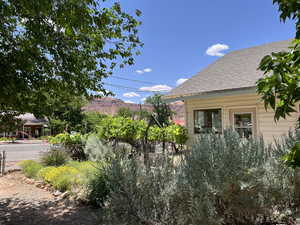 Back yard, kitchen entrance