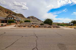 View of mountain backdrop