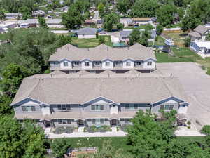 Aerial view of property and surrounding area