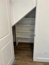 View of storage area