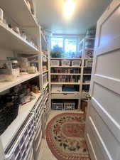 View of storage area