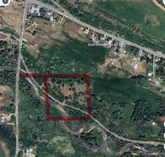 Property location outlined in red