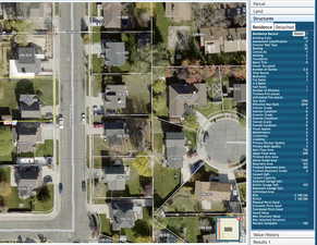 Map / location featuring property parcel outlined
