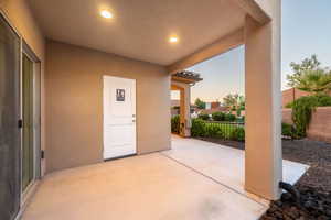 View of patio