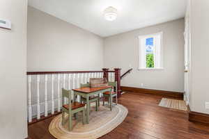 View of stairs to basement