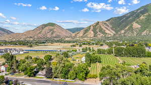 View of mountain background
