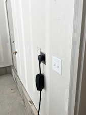Ev Charger installed in garage