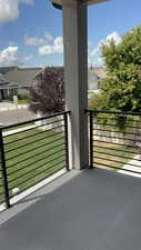 Balcony with a residential view