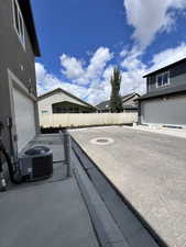 View from garage west view