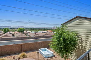 View of yard featuring a mountain view and a residential view