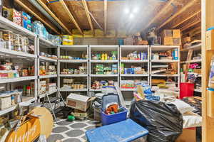 View of storage room