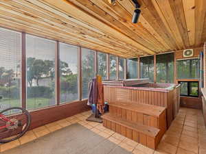 Sunroom / solarium featuring plenty of natural light